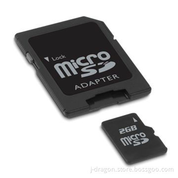 Hot 2GB Micro SD/TF Cards with Adapters, High Compatibility and Reliability, Fat32 Format